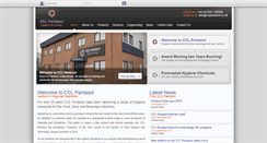 Desktop Screenshot of cclpentasol.co.uk